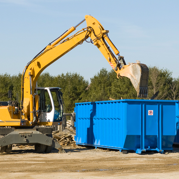 can i rent a residential dumpster for a construction project in Big Rock